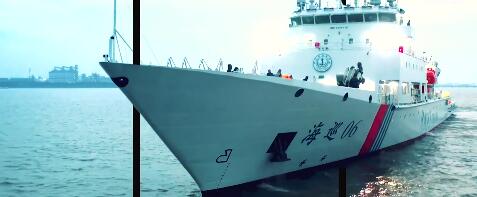 海巡台湾海峡裸眼3D视频 直击现场