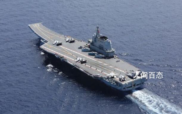山东舰在南海开展实战化训练 战舰驰骋大洋战鹰翱翔海天